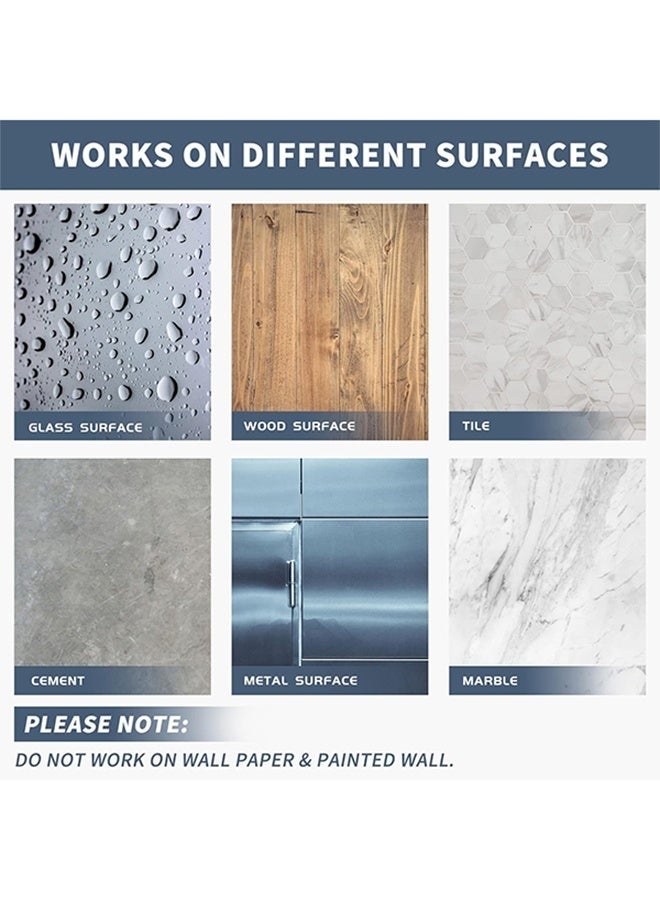 Towel Hooks for Bathroom, 4 Pack Adhesive Hooks, Stainless Steel Shower Hooks, Round Wall Hook Holder for Hanging Robe, Coat, Clothes, Hat, Key in Washroom Kitchen Hotel (Black) - Image 5