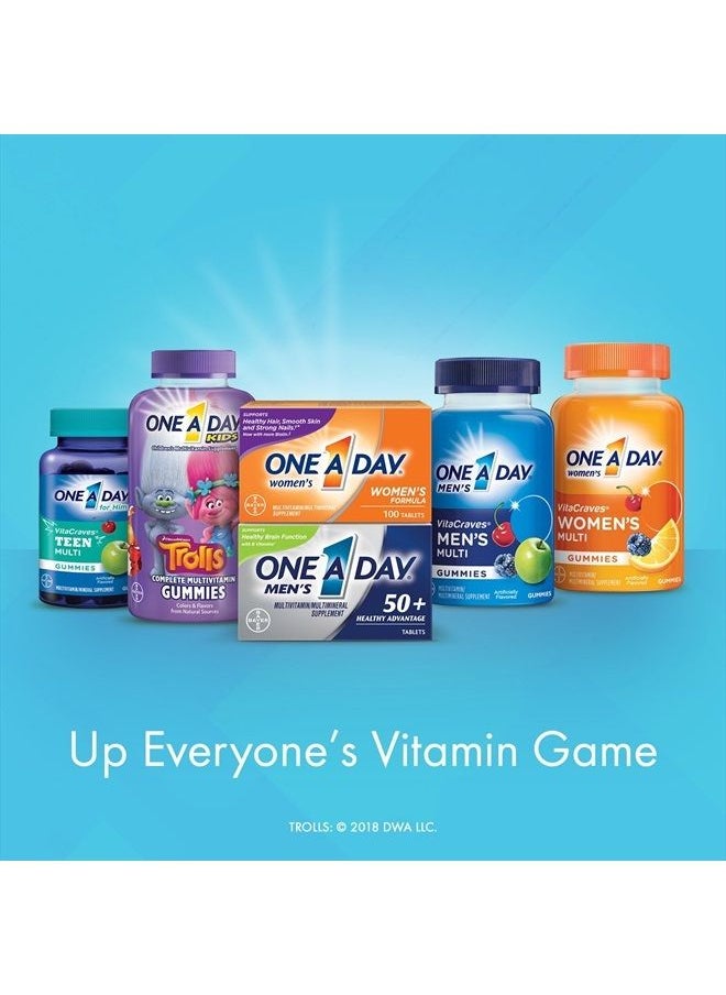 ONE A DAY - One A Day Men's VitaCraves Multivitamin Gummies, Supplement with Vitamins A, C, E, B6, B12, and Vitamin D, 150 count - Image 1
