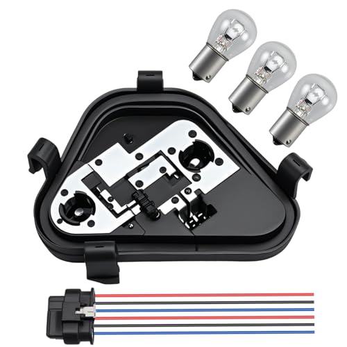 KPALAG Driver Side Rear Tail Lamp Holder Bracket Socket Plug Connector with Bulbs and Harness Compatible with BMW 3 Series 320i 328i 335i 328d 20122015 Replace 63217313043 - Image 1