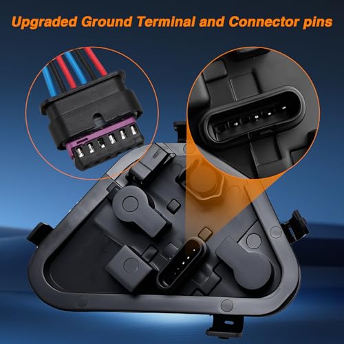 KPALAG Driver Side Rear Tail Lamp Holder Bracket Socket Plug Connector with Bulbs and Harness Compatible with BMW 3 Series 320i 328i 335i 328d 20122015 Replace 63217313043 - Image 3