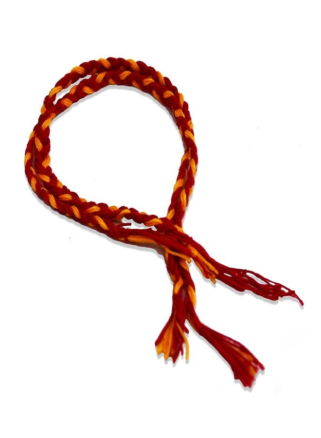Saugat Traders Handmade Moli Thread for Pooja | Pack of 4 Handcrafted Mauli Kalava for Men & Women Traditional Wrist Band Hand Dora Raksha Sutra Dhaga Cotton - Image 5