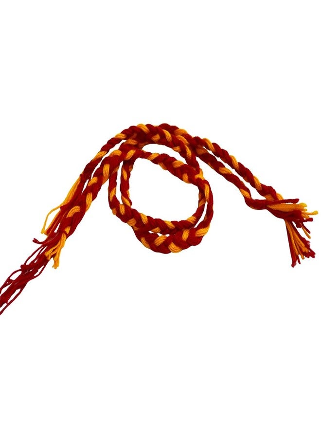 Saugat Traders Handmade Moli Thread for Pooja | Pack of 4 Handcrafted Mauli Kalava for Men & Women Traditional Wrist Band Hand Dora Raksha Sutra Dhaga Cotton - Image 4