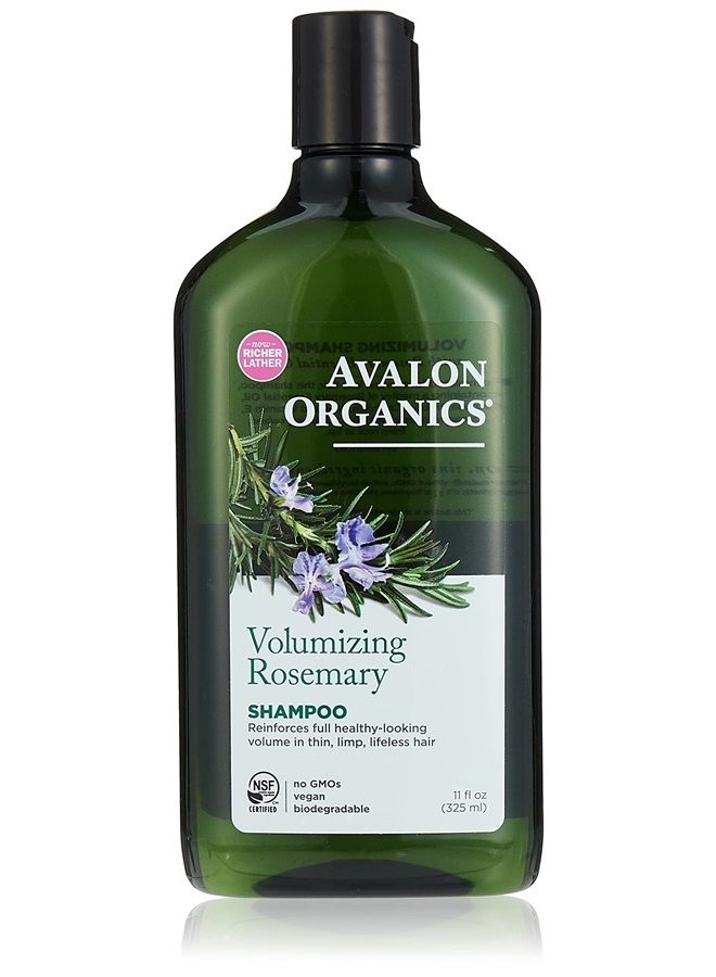 Avalon Organics Shampoo, Volumizing Rosemary, 11 Oz - Image 1