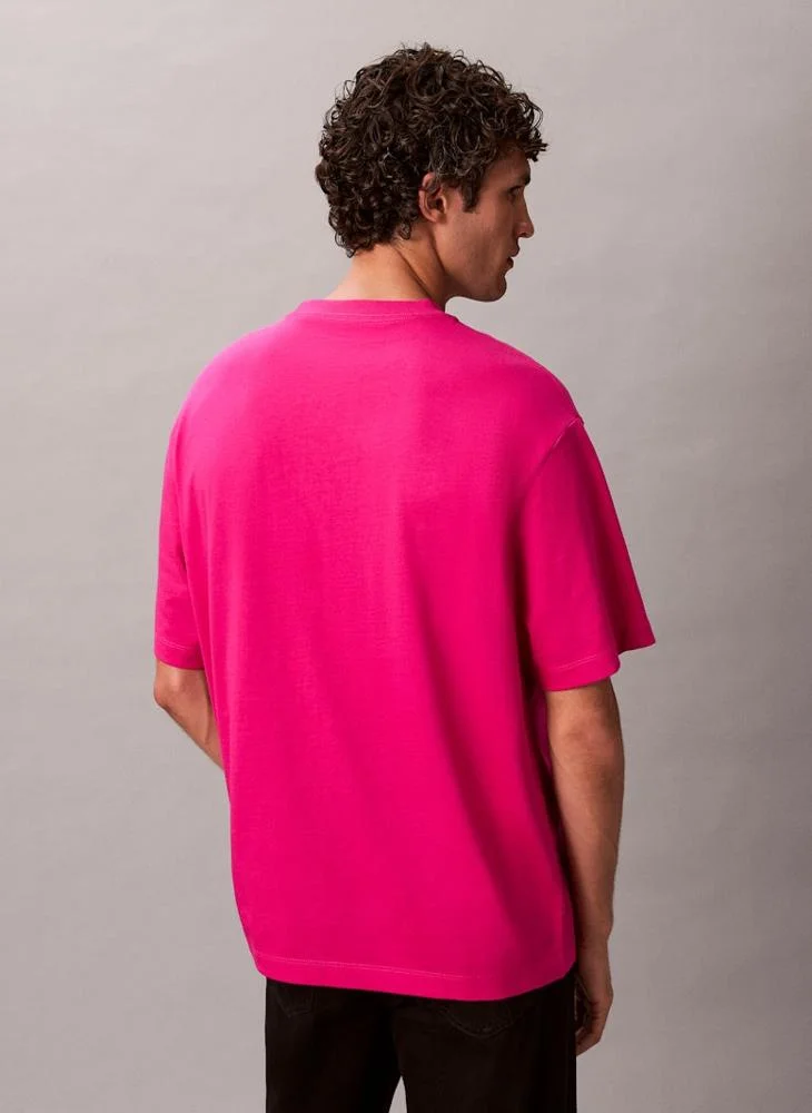 Calvin Klein Jeans Block Logo Graphic Relaxed T-Shirt