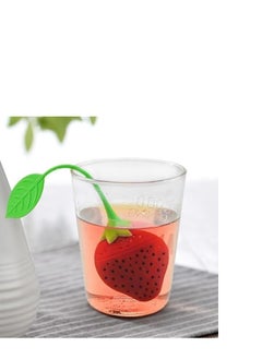 Generic Tea and herb filter and strainer in a strawberry shape (3 pieces).  - Image 2
