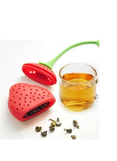 Generic Tea and herb filter and strainer in a strawberry shape (3 pieces).  - Image 4