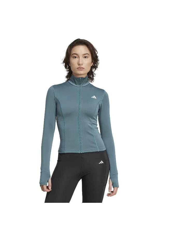 adidas Adidas We Zp Thru Jkt Green Track Top Track Tops For Women