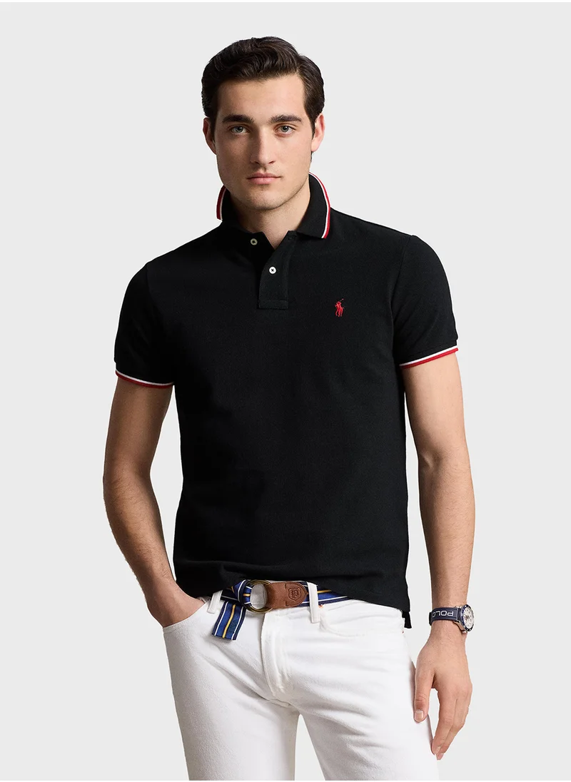 بولو رالف لورين Slim Fit Mesh Polo Shirt