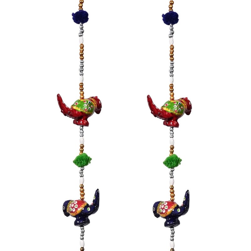 MDS CREATION MDS CREATION Wall Door Man Gate Parrot Line Hanging for Home Decoration and Gifts Purpose Toran Bandhanwar for Diwali Decoration Festive Decoration Elegant Parrot Design Tooran  - Image 3