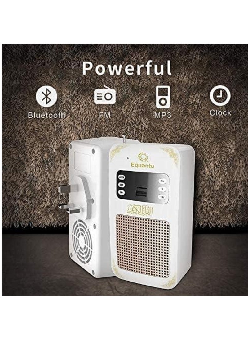 Equantu Holy Wall Speaker Bluetooth Al-Quran Light Speaker SQ669 | Portable Quran Speaker with LED Light, Supports Bluetooth Connectivity for Audio, High-Quality Sound, Ideal for Recitation, Quran Listening, and Islamic Home Decor – Perfect Gift for Muslims - Image 3
