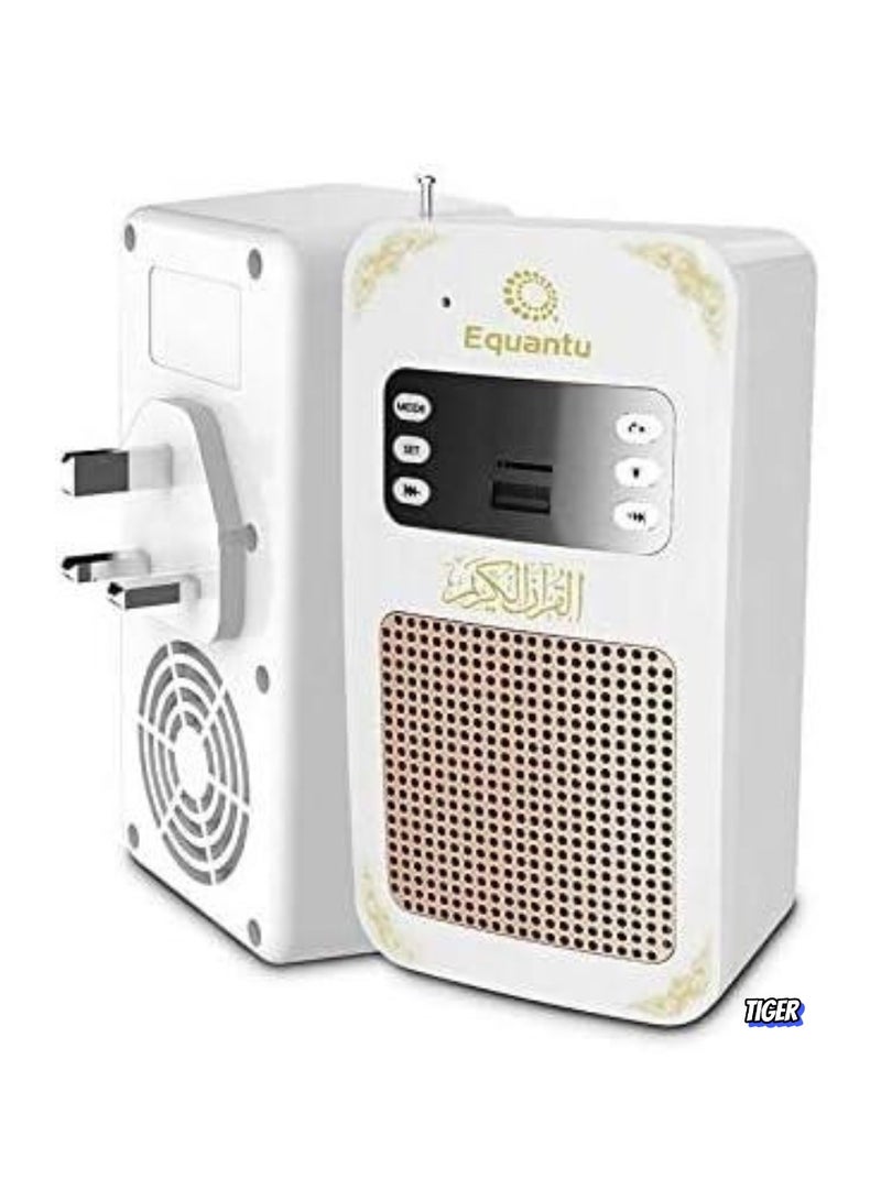 Equantu Holy Wall Speaker Bluetooth Al-Quran Light Speaker SQ669 | Portable Quran Speaker with LED Light, Supports Bluetooth Connectivity for Audio, High-Quality Sound, Ideal for Recitation, Quran Listening, and Islamic Home Decor – Perfect Gift for Muslims - Image 2