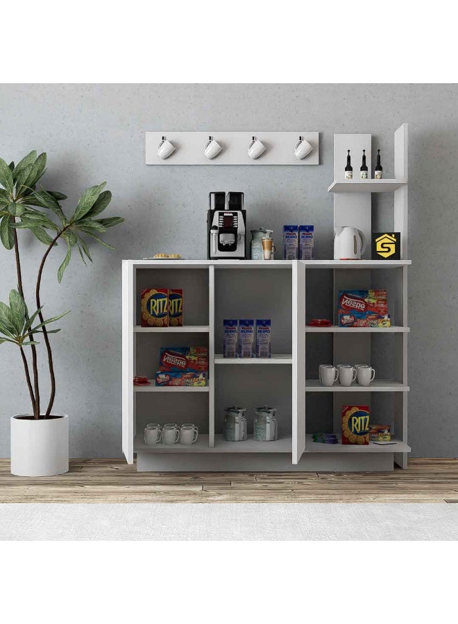 Stylish Home Simple and classic white coffee corner table - RC06 40x120x90 cm - Image 2