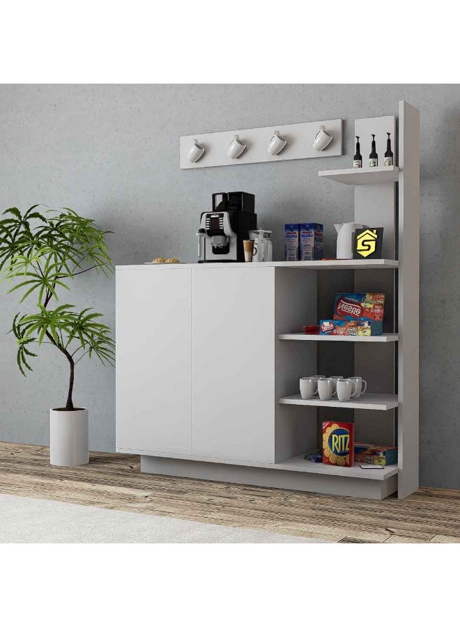 Stylish Home Simple and classic white coffee corner table - RC06 40x120x90 cm - Image 5