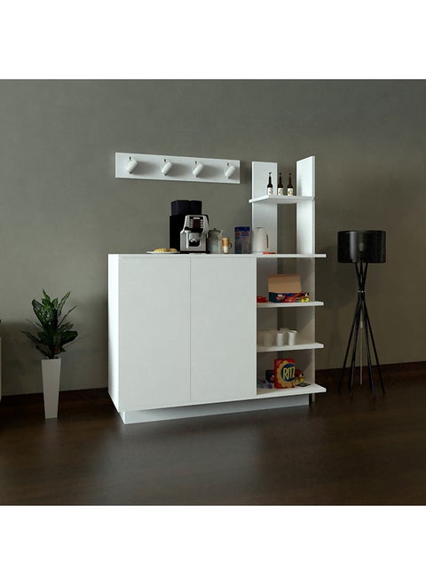 Simple and classic white coffee corner table - RC06 40x120x90 cm