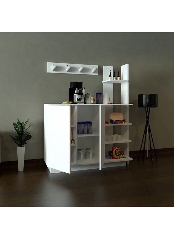 Simple and classic white coffee corner table - RC06 40x120x90 cm