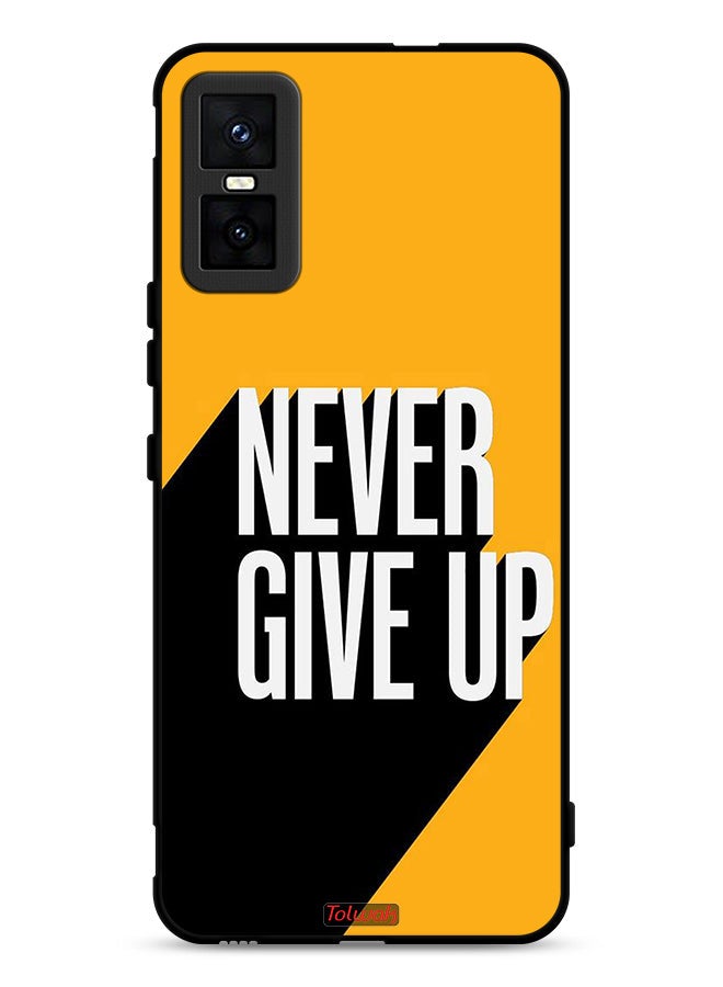 Tolwak Infinix GT 30 Pro Protective Case Cover Never Give Up - Image 1