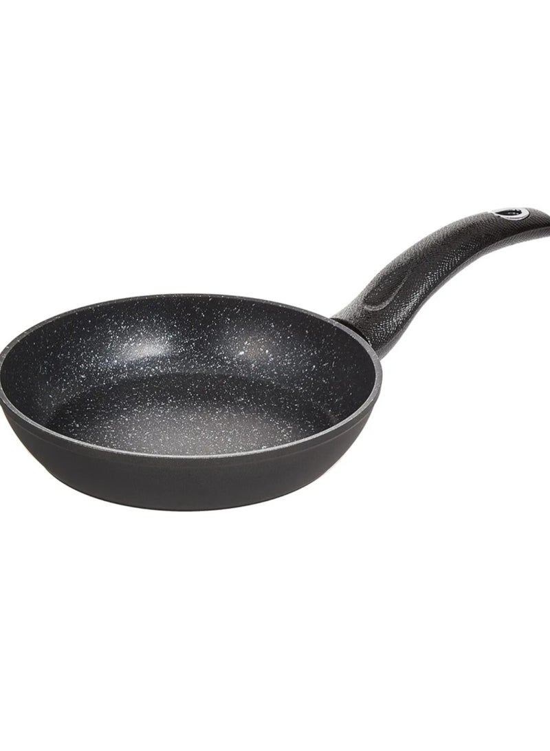 BERGNER مقلاة أوريون، 20 سم، ألمنيوم مطروق، قاعدة تحريض، لون رمادي، طلاء رخام +، BG8508MBG - Image 1