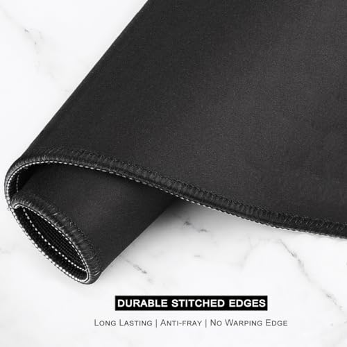 Auhoahsil Desk Mat, Ultra Large Mouse Pad, XXL Gaming Mousepad, Green Tropical Leaves Deskpad, Big Extended Full Size Mouse Pad, Desktop Desk Matt for Keyboard, Laptop & Computer, 35.5 x 15.7 in - Image 5