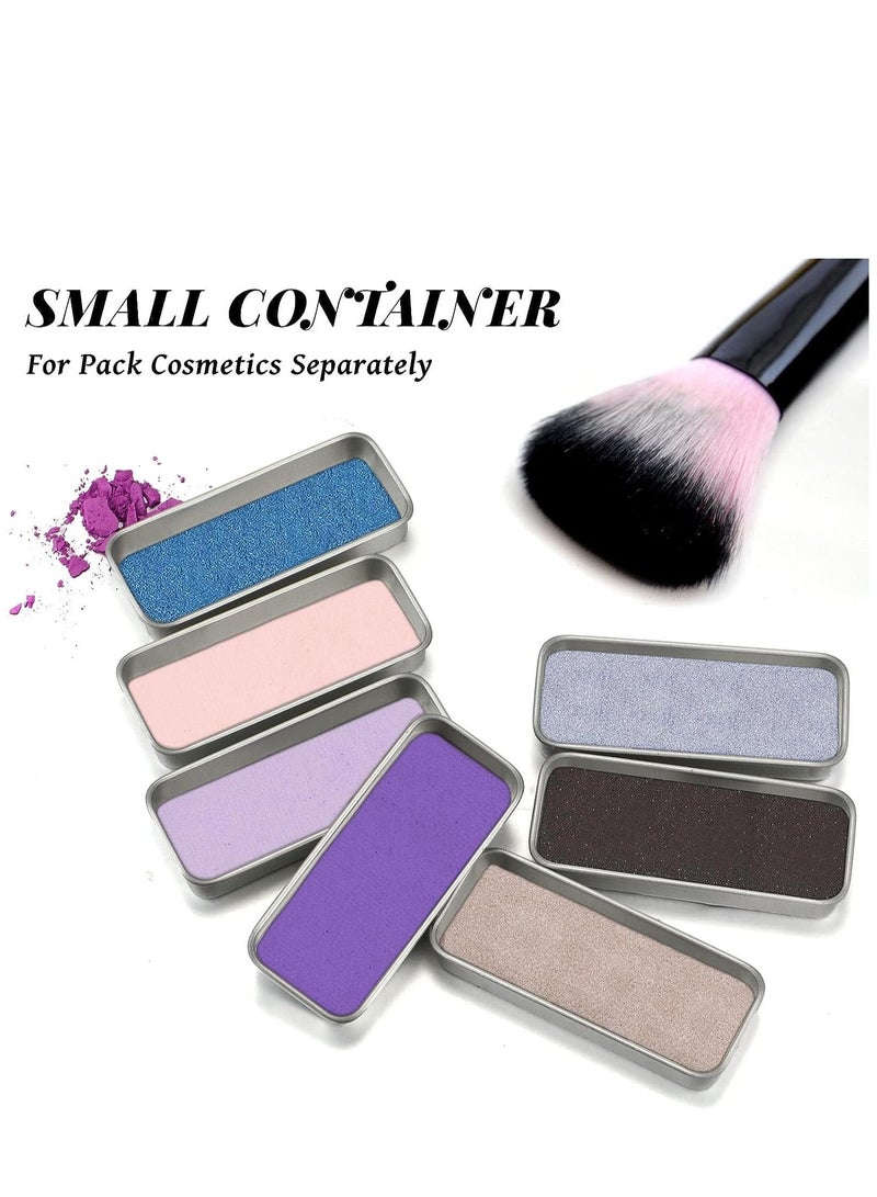 Excefore 40 Pcs Slide Top Tin Small Rectangular Metal Tins Containers with Lids for Lip Balm Candies Jewelry Crafts Pills Storage Kit (Silver, 3.15 x 1.38 x 0.43 Inch) - Image 4