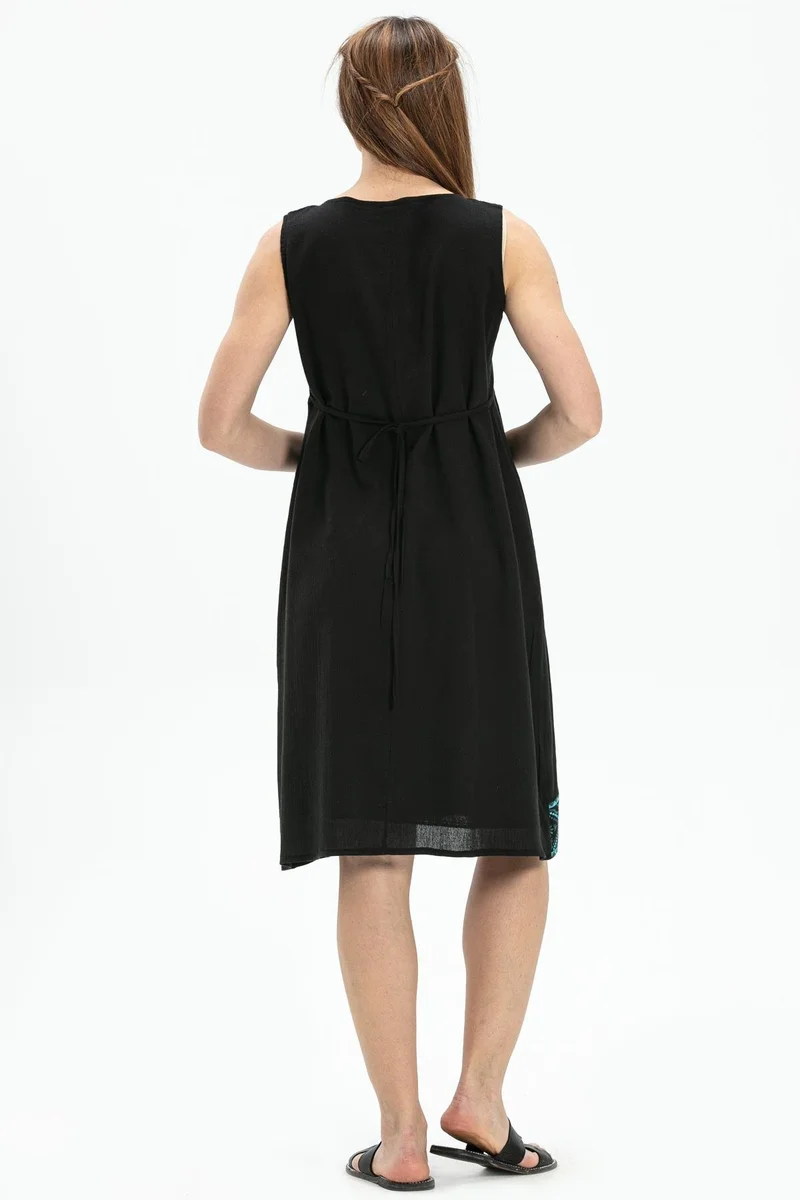 Eliş Şile Bezi Embroidered A-Line Dress