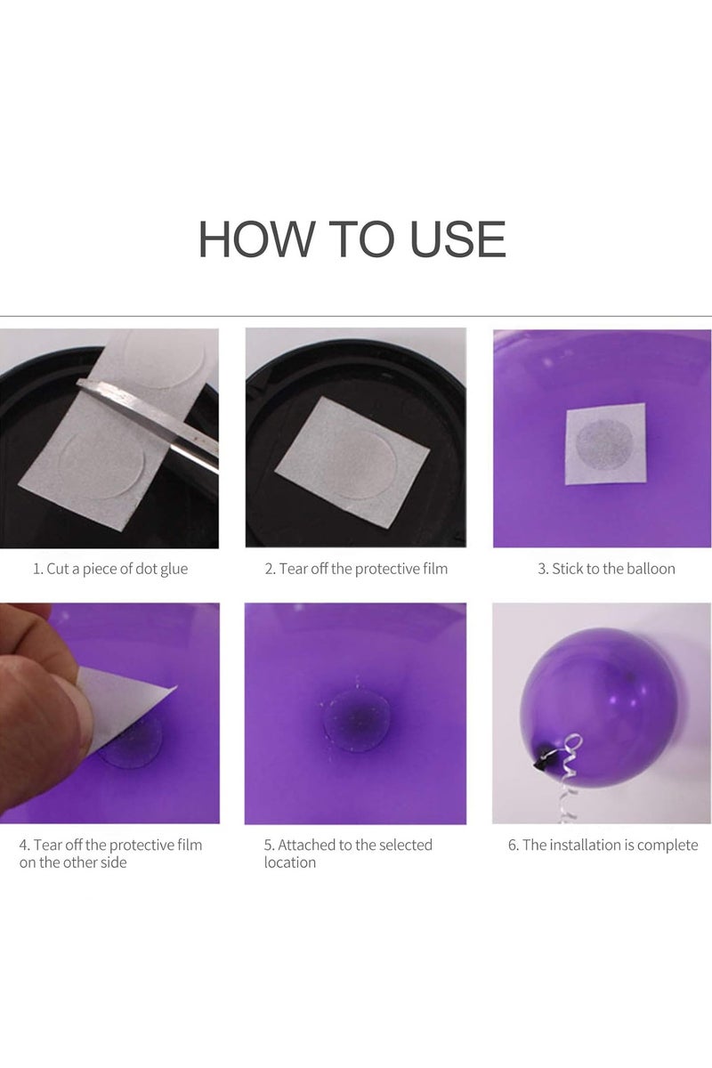 Generic Balloon Glue - 100 Pieces Double Adhesive Circles - Image 5