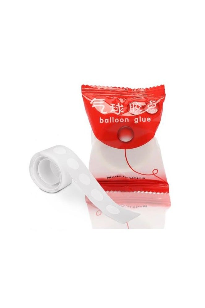 Generic Balloon Glue - 100 Pieces Double Adhesive Circles - Image 1