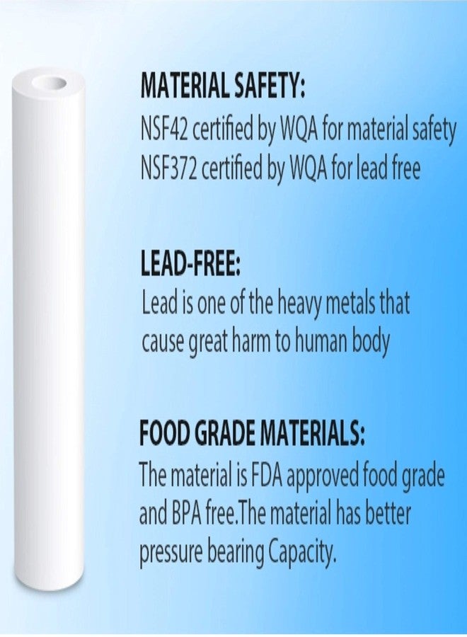 CFS - 2 Pack Deluxe Sediment Water Filter Cartridges Compatible with 38480 Models - Removes Bad Taste & Odor - Whole House Replacement Filter Cartridge - 1 Micron - Image 3