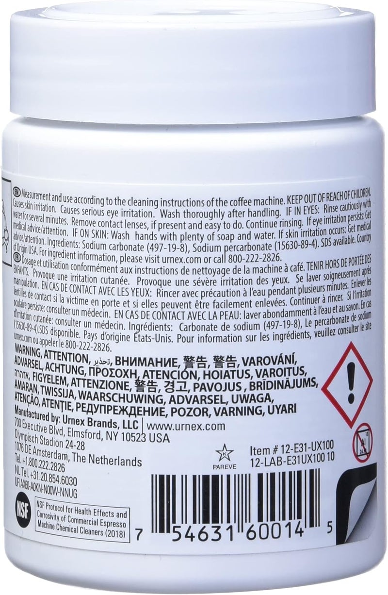 Urnex Cafiza Professional Espresso Machine Cleaning Tablets, 100 Count - Image 3