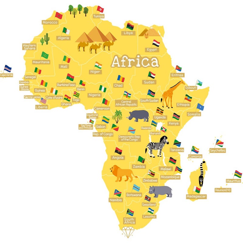 HomeEvolution Kids Educational Removable World Map Peel and Stick Large Wall Decals Stickers for Children Nursery Bedroom Living Roomâ€¦ - Image 5