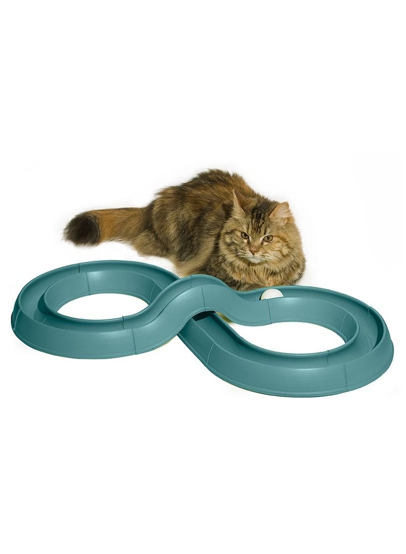 Bergan Turbo Track Cat Play Toy Blue - Image 1