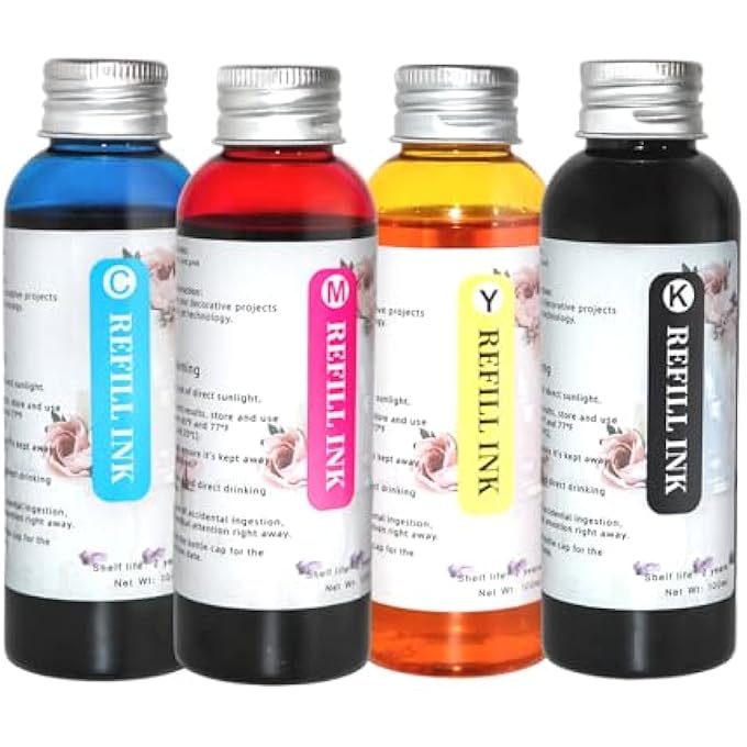 طقم إعادة تعبئة الحبر 4100 مل، مناسب لـ 280XL 281XL 270XL 271XL 250XL 251XL، حبر إعادة التعبئة متوافق مع طابعة PIXMA TS702A TS702 TR8620A TR8622A TR6320 - Image 1