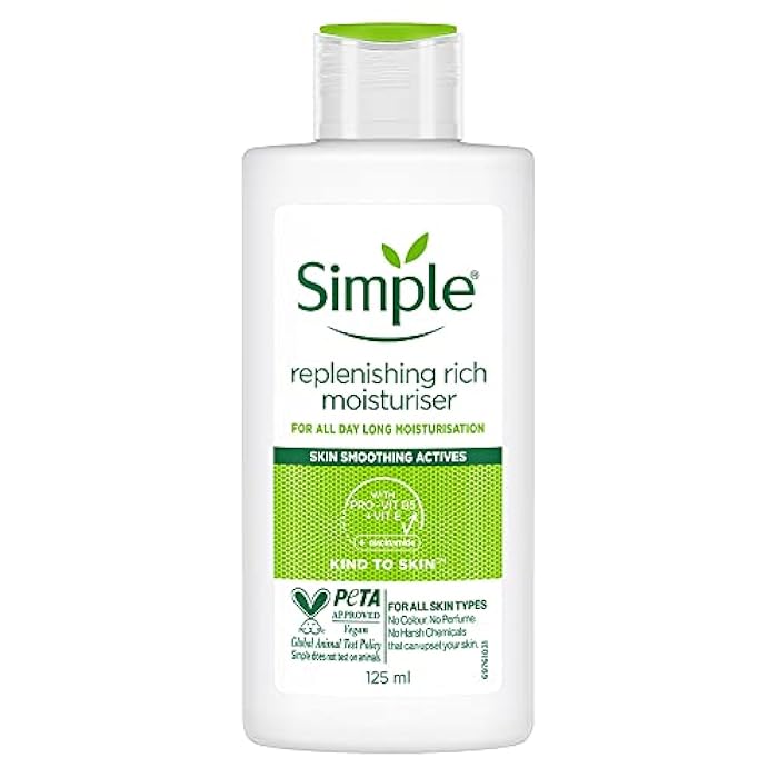 Simple Replenishing Rich Moisturiser, 125ml by Simple - Image 1
