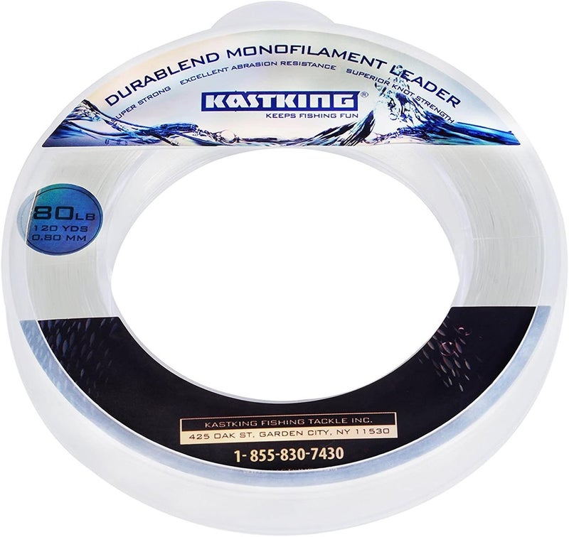 Kastking DuraBlend Monofilament Leader Line - Premium Saltwater Mono Leader Materials - Big Game Spool Size 120Yds/110M - Image 3