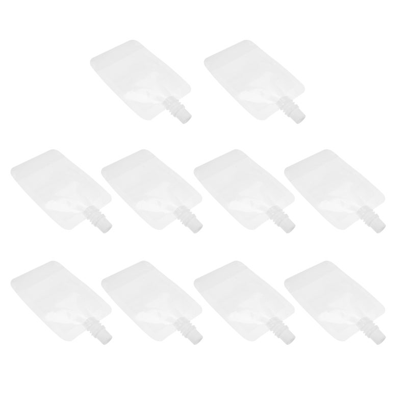 30Pcs 100ML Transparent Drinks Flasks Liquor Pouch Reusable Beverages Drinking Flasks - Image 3