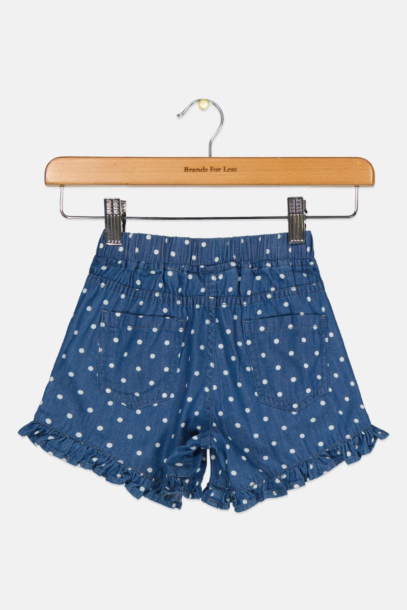 Hamleys Toddlers Girl Polka Dots Shorts, Multicolor - Image 2