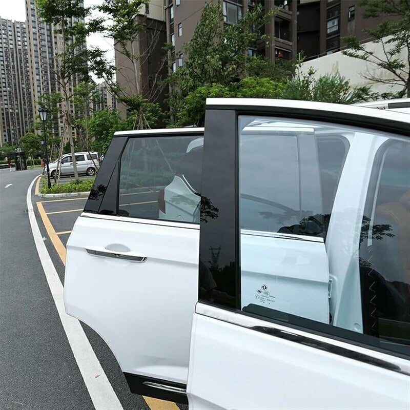 DEMULAX Black Window B C Pillars Protection Stickers for Polo - Image 4