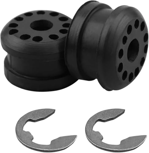 HOMEWITHU 4PCS Transfer Case Shifter Linkage Bushing Grommet fit for Dodge Ram 1500 2500 3500 4x4 20022010 Transfer Shift Control Lever Bushing 68078974AA 68078975AA with 2 EClip - Image 1