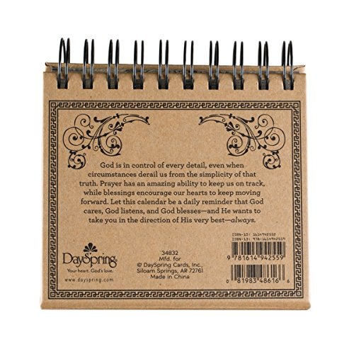 DaySpring - Prayers and Blessings - Large Print - An Inspirational DaySpring DayBrightener - Perpetual Calendar - Image 5