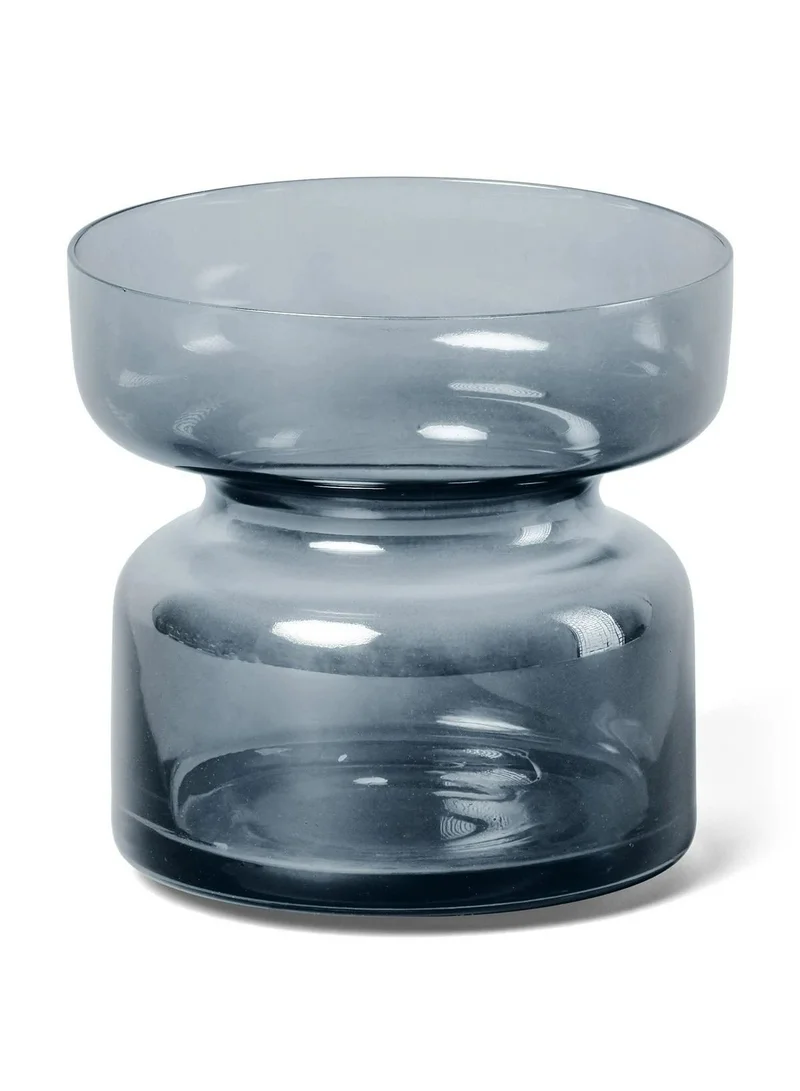 ايري ليفينج Copenhagen Tea Light Holder - Sapphire Glass