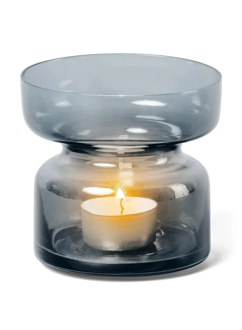 ايري ليفينج Copenhagen Tea Light Holder - Sapphire Glass