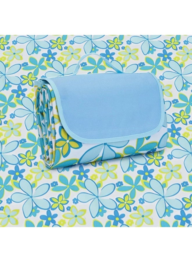 Picnic Mat Picnic Blanket Waterproof Beach Rug150cmx200cm ,200cmx200cm Picnic Mat Washable Lightweight with Handle Checkered for Hiking Travelling Outdoor Camping,Parks - Image 2