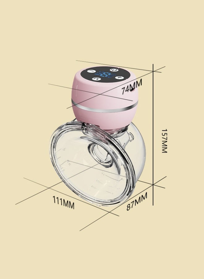 الدليبن مضخة ثدي كهربائية، مضخة ثدي قابلة للارتداء، مضخة ثدي كهربائية محمولة بثلاثة أوضاع و9 مستويات وضوضاء منخفضة، مضخة رضاعة طبيعية هادئة وقابلة لإعادة الشحن، بدون استخدام اليدين، للاستخدام المريح والفعال في المنزل أو العمل أو السفر - Image 2