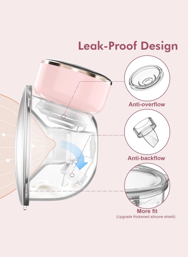 الدليبن مضخة ثدي كهربائية، مضخة ثدي قابلة للارتداء، مضخة ثدي كهربائية محمولة بثلاثة أوضاع و9 مستويات وضوضاء منخفضة، مضخة رضاعة طبيعية هادئة وقابلة لإعادة الشحن، بدون استخدام اليدين، للاستخدام المريح والفعال في المنزل أو العمل أو السفر - Image 5