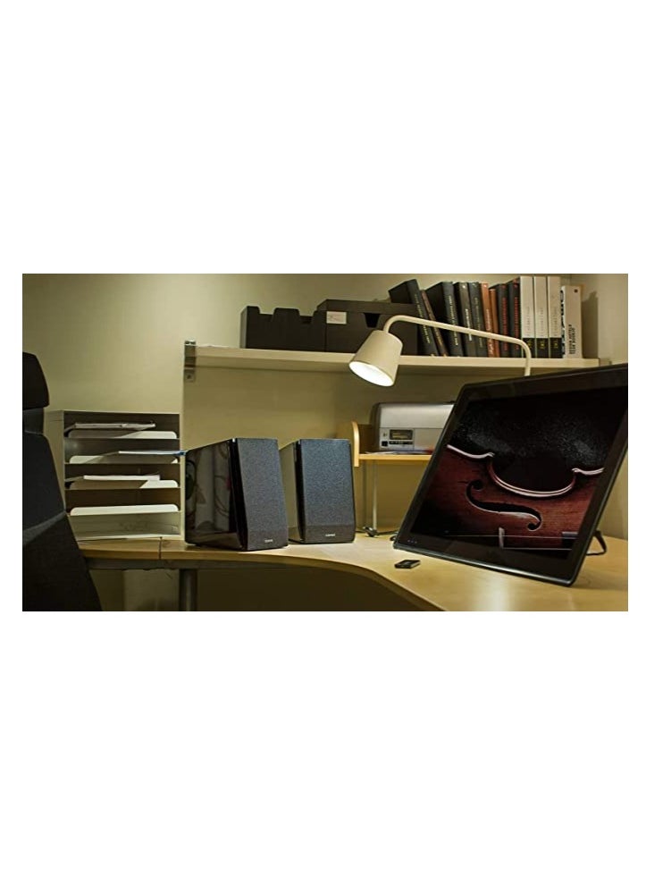 EDIFIER - Edifier R1850DB Active Bookshelf Speakers with Bluetooth and Optical Input - 2.0 Studio Monitor Speaker - Built-in Amplifier with Subwoofer Line Out - Image 1