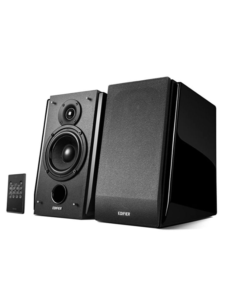 Edifier R1850DB Active Bookshelf Speakers with Bluetooth and Optical Input - 2.0 Studio Monitor Speaker - Built-in Amplifier with Subwoofer Line Out