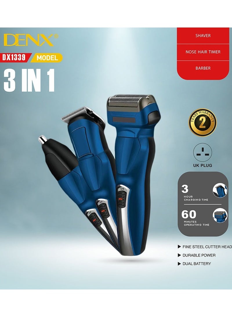 Denx 3 in 1 rechargeable shaver - Image 1