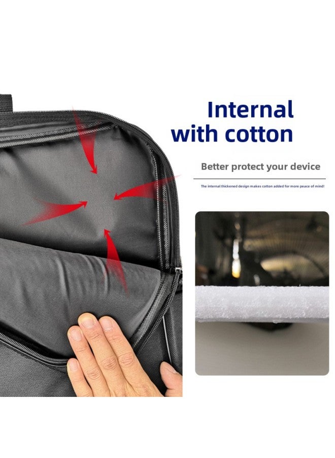 Live Light Supplement Storage Bag Accessories Led Ring Light Supplement Portable Portable Bag Outdoor Travel Business-Color:14 Inch "37*37*6.5cm" Plus Cotton  - Image 3