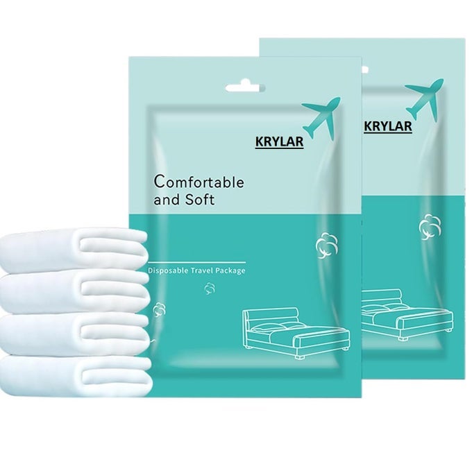 DISPOSABLE BED SHEETS FOR TRAVEL BUSINESS TRIP HOTELHOSPITAL QUEEN SIZED FITTED DISPOSABLE WATERPRROF SOFT TRAVEL SHEET WITH 1SHEET 1QUILT COVER AND 2PILLOWCASEQUEEN 1 PACK
