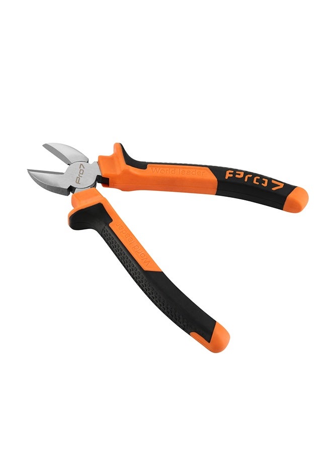LAWAZIM Pro7 Cutter Plier - 8inch - Black and Orange - Diagonal Side Cutting Pliers with Rubber Handle, Sharp Edges & Ergonomic Grip for Electrical Work, Automotive Repair, & Household Maintenance - Image 3