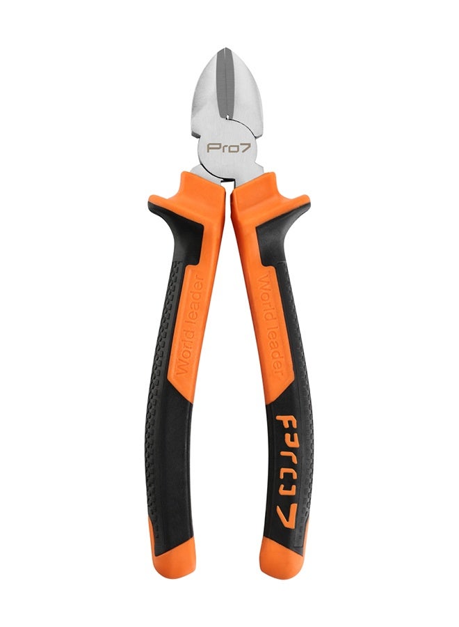 LAWAZIM Pro7 Cutter Plier - 8inch - Black and Orange - Diagonal Side Cutting Pliers with Rubber Handle, Sharp Edges & Ergonomic Grip for Electrical Work, Automotive Repair, & Household Maintenance - Image 4